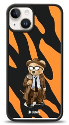 Dafoni Art iPhone 15 Detective Teddy Bear Kılıf - Dafoni