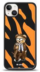 Dafoni Art iPhone 15 Plus Detective Teddy Bear Kılıf - Dafoni