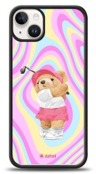 Dafoni Art iPhone 15 Plus Tennis Girl Bear Kılıf - 1