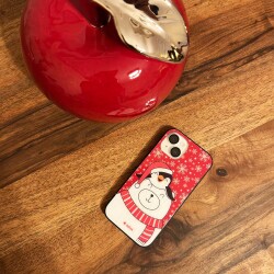 Dafoni Art iPhone 15 Plus Winter Friends Kılıf - 2