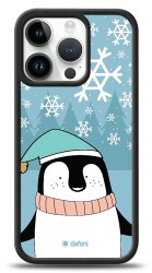 Dafoni Art iPhone 15 Pro Cold Penguin Kılıf - 1