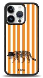 Dafoni Art iPhone 15 Pro Leopar Effect Kılıf - 1
