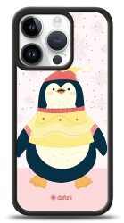 Dafoni Art iPhone 15 Pro Smiling Penguin Kılıf - 1
