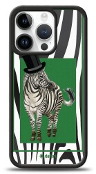 Dafoni Art iPhone 15 Pro Zebra Pattern Kılıf - 1