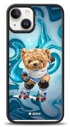 Dafoni Art iPhone 15 Skating Teddy Bear Kılıf - Dafoni