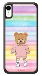 Dafoni Art iPhone XR Chic Teddy Bear Kılıf - 1