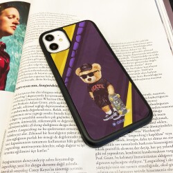 Dafoni Art iPhone XR Skate Bear Kılıf - 2