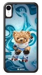 Dafoni Art iPhone XR Skating Teddy Bear Kılıf - Dafoni