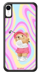 Dafoni Art iPhone XR Tennis Girl Bear Kılıf - 1