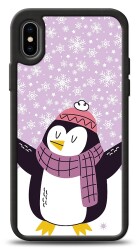 Dafoni Art iPhone XS Max Penguin Kılıf - 1
