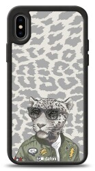 Dafoni Art iPhone XS Wild Zebra Kılıf - Dafoni