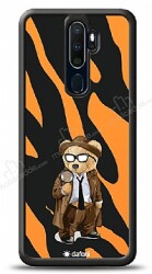 Dafoni Art Oppo A9 2020 Detective Teddy Bear Kılıf - Dafoni