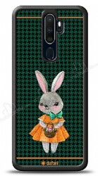 Dafoni Art Oppo A9 2020 Lady Rabbit Kılıf - Dafoni