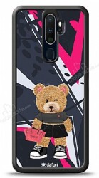 Dafoni Art Oppo A9 2020 Rock And Roll Teddy Bear Kılıf - Dafoni
