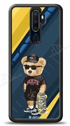 Dafoni Art Oppo A9 2020 Skate Bear Kılıf - Dafoni