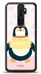 Dafoni Art Oppo A9 2020 Smiling Penguin Kılıf - Dafoni