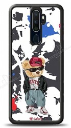 Dafoni Art Oppo A9 2020 Sporty Teddy Bear Kılıf - Dafoni