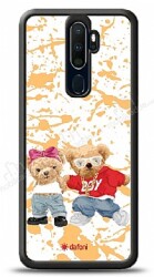 Dafoni Art Oppo A9 2020 Style Couple Teddy Kılıf - Dafoni