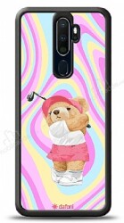 Dafoni Art Oppo A9 2020 Tennis Girl Bear Kılıf - Dafoni