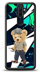 Dafoni Art Oppo A9 2020 Thoughtful Teddy Bear Kılıf - Dafoni