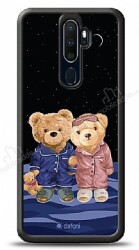 Dafoni Art Oppo A9 2020 Under The Stars Teddy Bears Kılıf - Dafoni