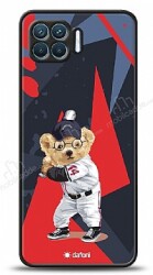 Dafoni Art Oppo Reno4 Lite Baseball Bear Kılıf - Dafoni
