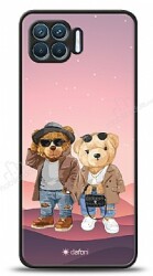 Dafoni Art Oppo Reno4 Lite Cool Couple Teddy Kılıf - Dafoni