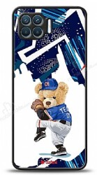 Dafoni Art Oppo Reno4 Lite Hand Soccer Teddy Bear Kılıf - Dafoni