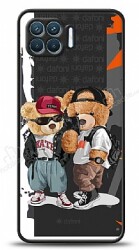 Dafoni Art Oppo Reno4 Lite Icon Couple Teddy Kılıf - Dafoni