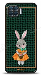 Dafoni Art Oppo Reno4 Lite Lady Rabbit Kılıf - Dafoni