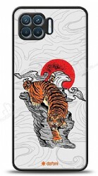 Dafoni Art Oppo Reno4 Lite Roaring Tiger Kılıf - Dafoni