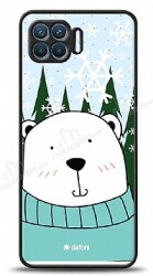 Dafoni Art Oppo Reno4 Lite Snow Bear Kılıf - Dafoni