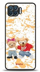 Dafoni Art Oppo Reno4 Lite Style Couple Teddy Kılıf - Dafoni