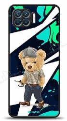 Dafoni Art Oppo Reno4 Lite Thoughtful Teddy Bear Kılıf - Dafoni