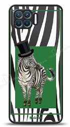 Dafoni Art Oppo Reno4 Lite Zebra Pattern Kılıf - Dafoni