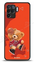 Dafoni Art Oppo Reno5 Lite Basketball Bear Kılıf - Dafoni