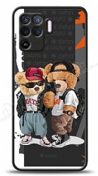 Dafoni Art Oppo Reno5 Lite Icon Couple Teddy Kılıf - Dafoni