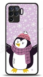Dafoni Art Oppo Reno5 Lite Penguin Kılıf - Dafoni