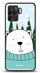 Dafoni Art Oppo Reno5 Lite Snow Bear Kılıf - Dafoni