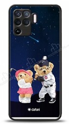 Dafoni Art Oppo Reno5 Lite Sporty Couple Teddy Kılıf - Dafoni