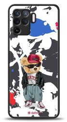 Dafoni Art Oppo Reno5 Lite Sporty Teddy Bear Kılıf - Dafoni