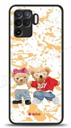 Dafoni Art Oppo Reno5 Lite Style Couple Teddy Kılıf - Dafoni