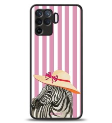 Dafoni Art Oppo Reno5 Lite Zebra Fashion Kılıf - Dafoni