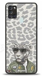 Dafoni Art Samsung Galaxy M21 / M31 / M30s Wild Zebra Kılıf - Dafoni