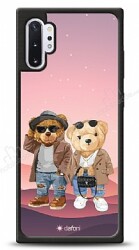 Dafoni Art Samsung Galaxy Note 10 Plus Cool Couple Teddy Kılıf - Dafoni