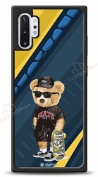 Dafoni Art Samsung Galaxy Note 10 Plus Skate Bear Kılıf - Dafoni