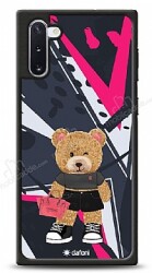 Dafoni Art Samsung Galaxy Note 10 Rock And Roll Teddy Bear Kılıf - Dafoni