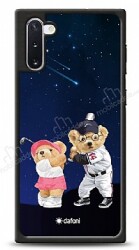 Dafoni Art Samsung Galaxy Note 10 Sporty Couple Teddy Kılıf - Dafoni