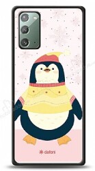 Dafoni Art Samsung Galaxy Note 20 Smiling Penguin Kılıf - Dafoni