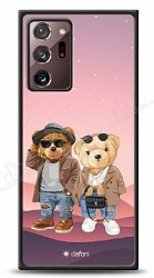 Dafoni Art Samsung Galaxy Note 20 Ultra Cool Couple Teddy Kılıf - Dafoni